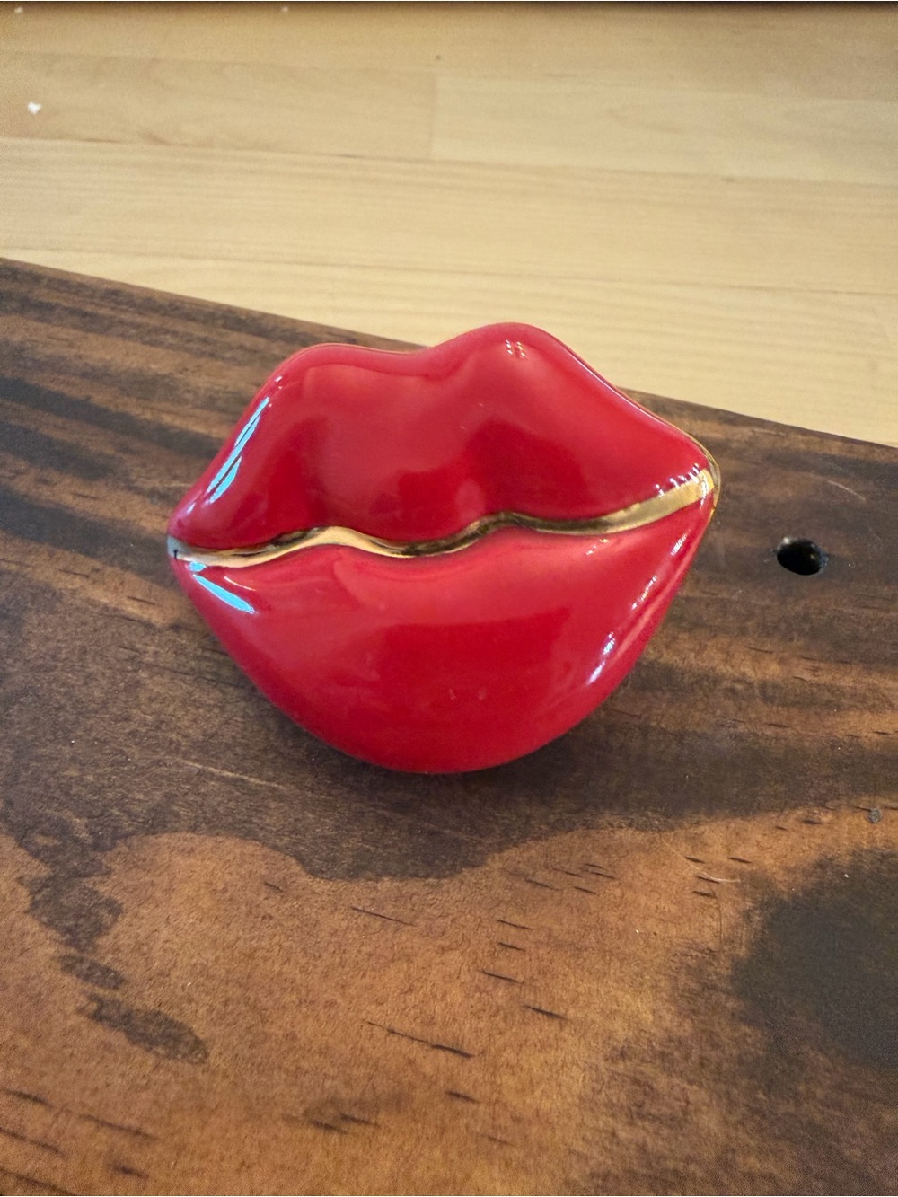 Nora Fleming Red Lip mini